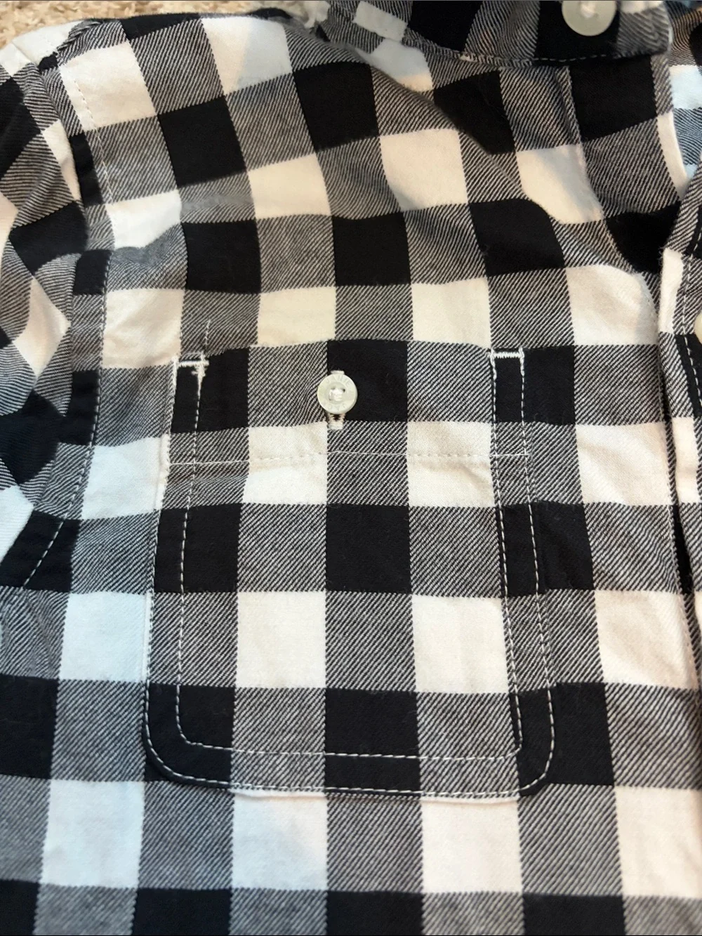 NWT Janie & Jack Plaid Flannel Shirt, 8